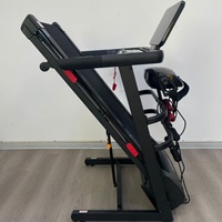 Great Whale Nouveau A8 Tapis de course électrique inclinable et pliable, exclusivité transfrontalière, Moteur 3.5HP, Écran LED, Amortissement des chocs, Usage domestique