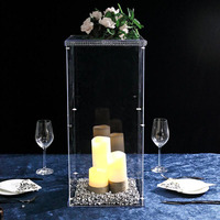 Décoration Florale de Table de Mariage, Cadre Décoratif, Ornement de Porte, Décoration de Mariage en Acrylique Transparent, Guide de Chemin