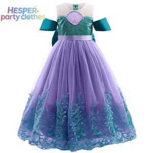 HESPER 2026 Nuevo Vestido de Princesa Sirena para Niñas, Conjunto de Disfraces de Halloween, Disfraces de Navidad para Niñas Pequeñas - Product Image 3