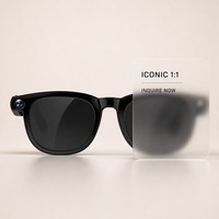 Lunettes Intelligentes OEM 500W avec Caméra HD 1080P, Microphone, Appels Téléphoniques, Lecteur de Musique et Contrôle Tactile