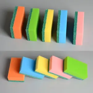 2024 hot selling kitchen sponge cleaning cloths sponge scour pad cleaning products