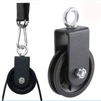 Poulie réglable antidérapante robuste pour suspension de tyrolienne, accessoires d'équipement de fitness, grande poulie en alliage d'aluminium
