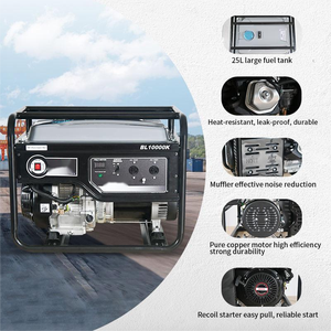China High Performance Portable Power <b>Generators</b> With Start for Home Use 3-10 KW BL6500KT Portability for <b>Camping</b> and Home - Product Image 2