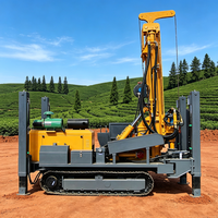 Foreuse pneumatique sur chenilles MKDQZ-300A pour puits d'eau, machine de forage DTH robuste et anti-poussière pour les conditions de forage en milieu désertique