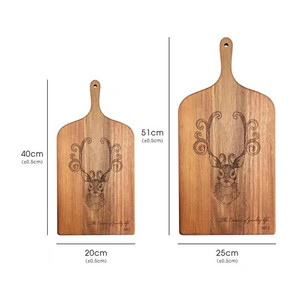 Solid Wood Steak Board Rectangle Durable Home Party Use - Product Image 5