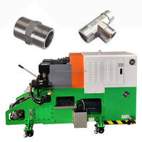 Machine de fabrication de vis pour tuyaux en acier inoxydable CNC automatique avec moteur hydraulique, composants principaux, 220V/380V, garantie de 3 ans