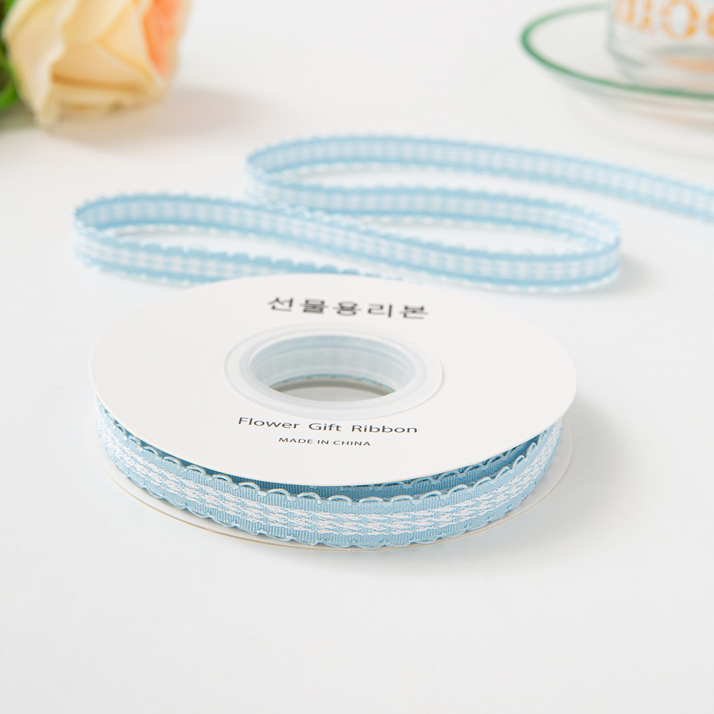 Azul cielo-1 cm, 10 yardas por rollo