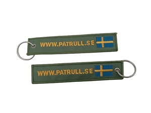 BSBH al por mayor logotipo bordado personalizado tejido corto muñeca vuelo llavero cordón coche teléfono llavero - Product Image 3