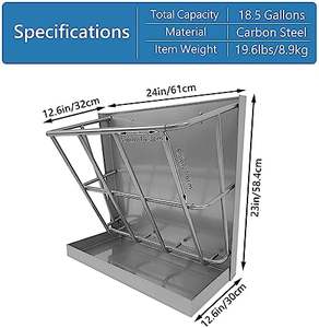 Râtelier à foin de chèvre à faces multiples Râtelier à foin en métal robuste pour moutons, chevaux - Product Image 5