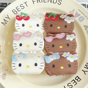 Pinzas de Pelo Hawaianas con Diseño de Hello Kitty para Mujer, Pinzas Grandes y Elegantes Tipo Tiburón, Fuerte Sujeción para Cabello Grueso, Envío Rápido - Product Image 2