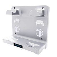 Support de support mural support de console de jeu pour ps5 & PS5 accessoires minces contrôleur support de casque de charge support de stockage