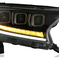 Pièces d'éclairage automobile, phare LED pour pick-up, phare pour FORD RANGER 2014 2015 2016 2017