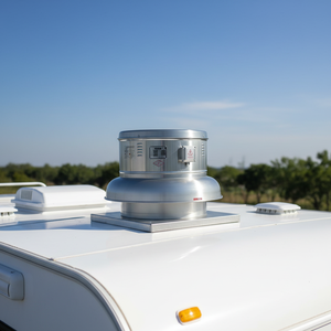 Ventilateur centrifuge de toit à soufflage descendant, extracteur de cuisine, ventilateur d'évacuation de fumée pour camion de restauration, ventilateur de ventilation d'entrepôt d'usine - Product Image 3