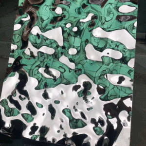 304 pannelli a parete piastra colore decorativo ondulazione dell'acqua lamiera di acciaio inossidabile martellato 4k 8k specchio inossidabile prezzo in bangladesh - Product Image 2