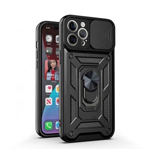 Porte-anneau d'armure de couverture de coque de téléphone antichoc pour iPhone 14 13 12 <span class=keywords><strong>11</strong></span> Pro Max - Product Image 2