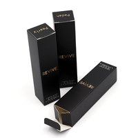 Boîte à gloss à lèvres en papier avec impression de marque personnalisée, gloss à lèvres liquide mat de luxe, boîte cadeau pour rouge à lèvres, boîte d'emballage de couleur avec logo