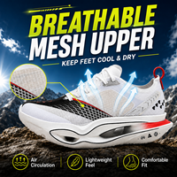 Chaussures de marche respirantes en maille pour hommes, semelle intermédiaire MD amortie, semelle extérieure en caoutchouc, baskets athlétiques décontractées EU 36-44