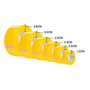 Custom Logo 40mic*48mm*100Y Transparent Bopp Adhesive <b>Tape</b> Clear Packing <b>Tape</b> for Office Home - Product Image 2
