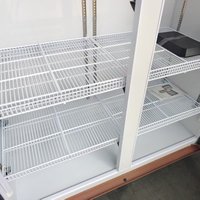 Réfrigérateur vertical commercial à double porte, refroidissement par air forcé, contrôle numérique de la température par LED, efficacité énergétique A+++, verrouillable
