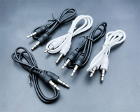 Câble audio jack 3,5 mm 1 m, jack 3,5 mm mâle vers mâle, câble audio auxiliaire pour Samsung, voiture, casque, haut-parleur, fil, cordon auxiliaire, haut-parleur