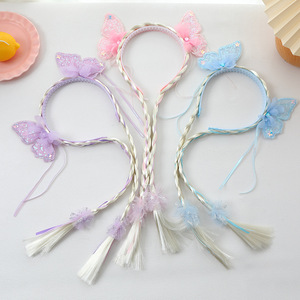 Nueva Diadema con Flores de Mariposa para Niña, Dulce y Linda - Product Image 1