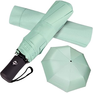 Parapluie de voyage compact pliable, parapluie de soleil léger à ouverture et fermeture automatiques pour femmes, parasol - Product Image 1