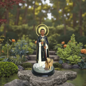Estatua de San Martín de poliresina personalizable de 8 pulgadas, figurita religiosa hecha a mano 3D para decoraciones de <span class=keywords><strong>Iglesia</strong></span>, Material de resina hecho a mano - Product Image 2