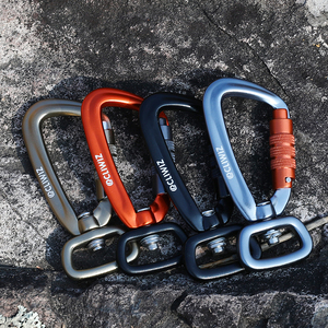 Petit Mini crochet en aluminium à outils multiples, <span class=keywords><strong>mousqueton</strong></span> <span class=keywords><strong>verrouillable</strong></span> pour chien, Clip non pour l'escalade, le Camping, la randonnée, <span class=keywords><strong>mousqueton</strong></span> pour laisse de chien - Product Image 2