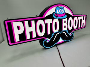 กล่องไฟ LED อะคริลิค 3 มิติ กันน้ำสำหรับภายนอกอาคาร ยี่ห้อ BOYANG รุ่น T4/T5 หลอดขนาด 10 ซม. บางเฉียบ ป้ายโฆษณาแบบหมุนได้ มาตรฐาน CE ROHS - Product Image 3