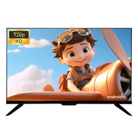 Téléviseur LED numérique à écran plat 32 43 50 55 65 pouces avec DVB T2 S2 ASTC ISDBT Smart TV Televisores