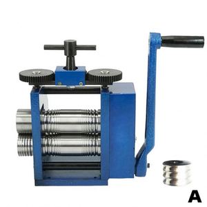 Machine à laminer manuelle combinée pour la fabrication de bijoux, machine à laminer manuelle en acier - Product Image 3