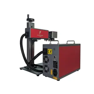 Focuslaser Draagbare Metalen Laser Mark Machine Kleur Markering Jpt 60W Mopa Laser Fiber 100W Machine Met Roterende