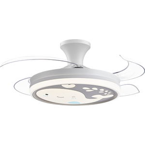 Ventilador de Techo LED con <span class=keywords><strong>Luz</strong></span> para Dormitorio Infantil, Decorativo, con Patrón Encantador, Aspas Plegables Retráctiles, Viento Suave, Motor de Corriente Continua - Product Image 6