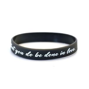 Bracelets en silicone unisexes pour adultes avec citations inspirantes pour hommes et femmes, logo personnalisé, excellente idée cadeau - Product Image 5
