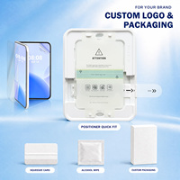 Ensemble pliable 2-en-1 pour iPhone Duo EPU, film souple auto-réparant 0,1 mm, verre renforcé 2X, revêtement AF, service de logo personnalisé