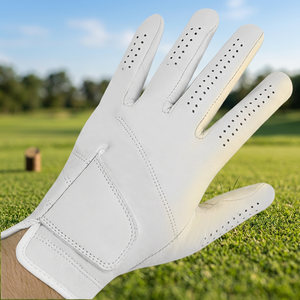 Gant de golf en cuir d'agneau véritable pour main gauche, respirant, antidérapant, équipement d'entraînement de golf en plein air, kit de sport - Product Image 2