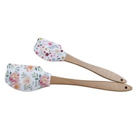 UJ-SI080 spatule de mélange en silicone avec impression par transfert de chaleur