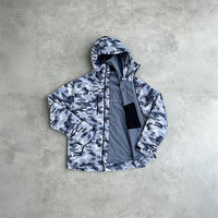 Veste softshell à capuche personnalisée, imperméable, coupe-vent, pour la randonnée en plein air, avec plusieurs poches zippées, camouflage tactique, imperméable pour homme