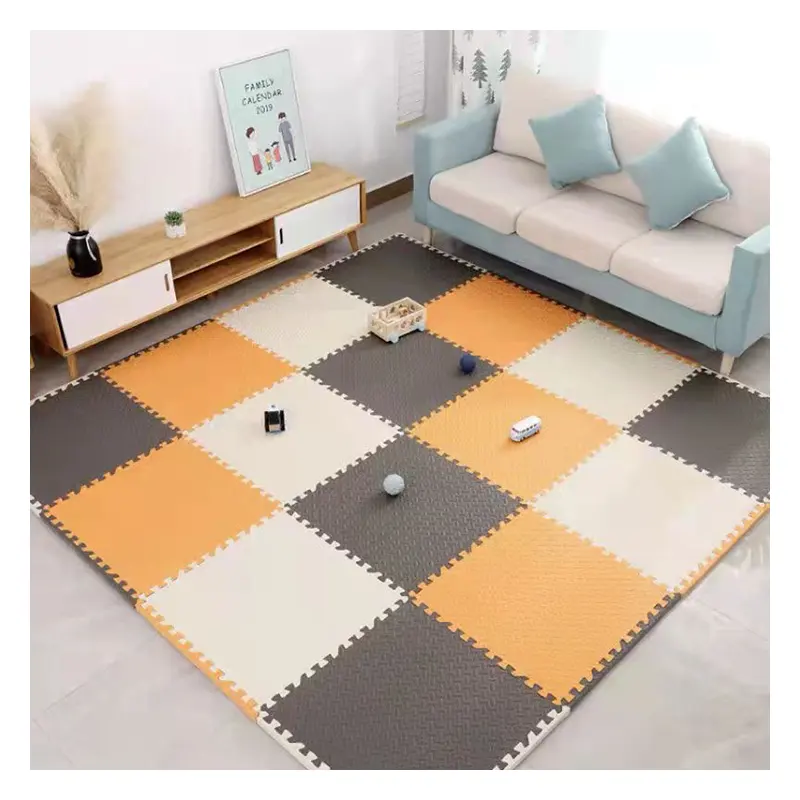 Kaliteli 60x60x2.5 Cm kaymaz EVA Mat kapalı egzersiz için Tatami köpük yumuşak Mat toptan