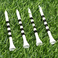 Tees de golf incassables avec logo personnalisé, emballage réglable, tee de golf en plastique