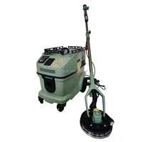 Kit de ponceuse murale portable avec aspirateur, lumière LED, polisseuse à mastic, machine à poncer pour cloisons sèches