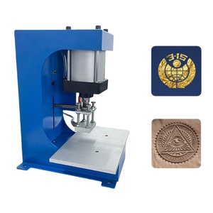 High Efficiency Semi-Automatic Leather Hot Press Machine New Condition Pneumatic Hot Stamping Labeler Mark Label Heat <b>Transfers</b> - Product Image 5