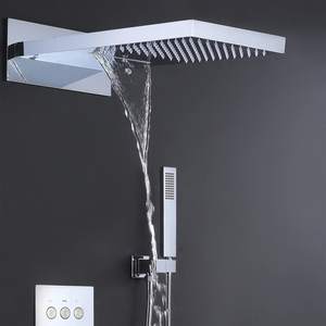 Ensemble de robinets pour système de douche à effet pluie double fonction - Product Image 4