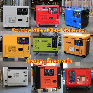 เครื่องกำเนิดไฟฟ้าดีเซลแบบพกพา 380V/220V/110V เงียบ ขนาด 5KVA ถึง 50KVA พร้อมระบบสตาร์ทระยะไกล ATS แรงดันไฟฟ้า 230V สำหรับครัวเรือนขนาดเล็ก - Product Image 2