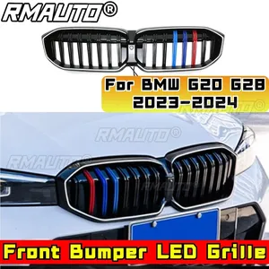 For G20 <b>LED</b> Grille for BMW 3 Series G20 G28 2023-2024 Car Bumper Grill Exterior Part Front Bumper <b>LED</b> Grille Car Accessories - Product Image 5