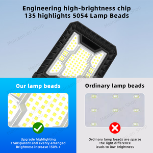 OEM 380 Pro خارجي يعمل بالطاقة الشمسية واي فاي لاسلكي 3 عدسة CCTV أمان بطاقة Sim 4G ضوء شارع شمسي مع كاميرا - Product Image 6