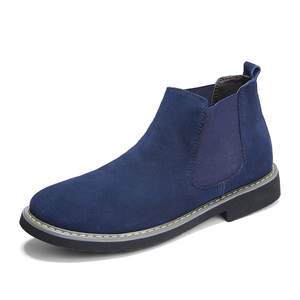 Botas de Hombre Borsa, Botas de Piel Auténtica hasta el Tobillo, <span class=keywords><strong>Punta</strong></span> Puntiaguda, Botas Chelsea Cómodas para Hombre - Product Image 2
