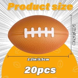Mini Balón de Fútbol Antiestrés, Juguete de PU para Apretar, Pelota Blanda para Niños de 5 a 7 Años - Product Image 6