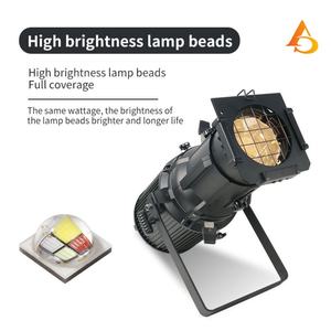 Iluminación Profesional para Escenarios, Luz de Perfil LED de 200w, Luz Ellipsoidal DMX 512 para Interiores - Product Image 3