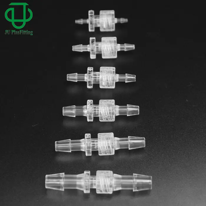 JU 1/16" to 1/4" Hose Barb Connector Plastic Male Female Luer Lock Adapter Tubing Luer Fitting
